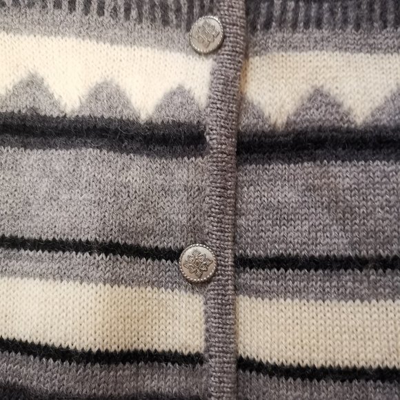 Karen Scott 100% Wool Cardigan Size 2X-Made in Australia - Picture 3 of 5